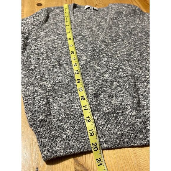 Madewell Wrap Front Pullover Sweater womens small Gray long sleeve - Picture 4 of 7